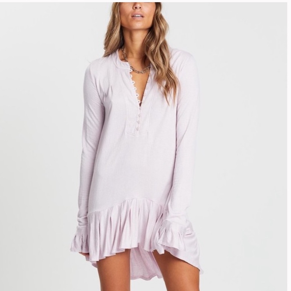 Free People your girl ruffled tunic